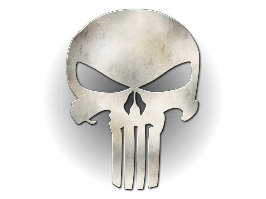 Template for Punisher Chest Emblem – The Foam Cave