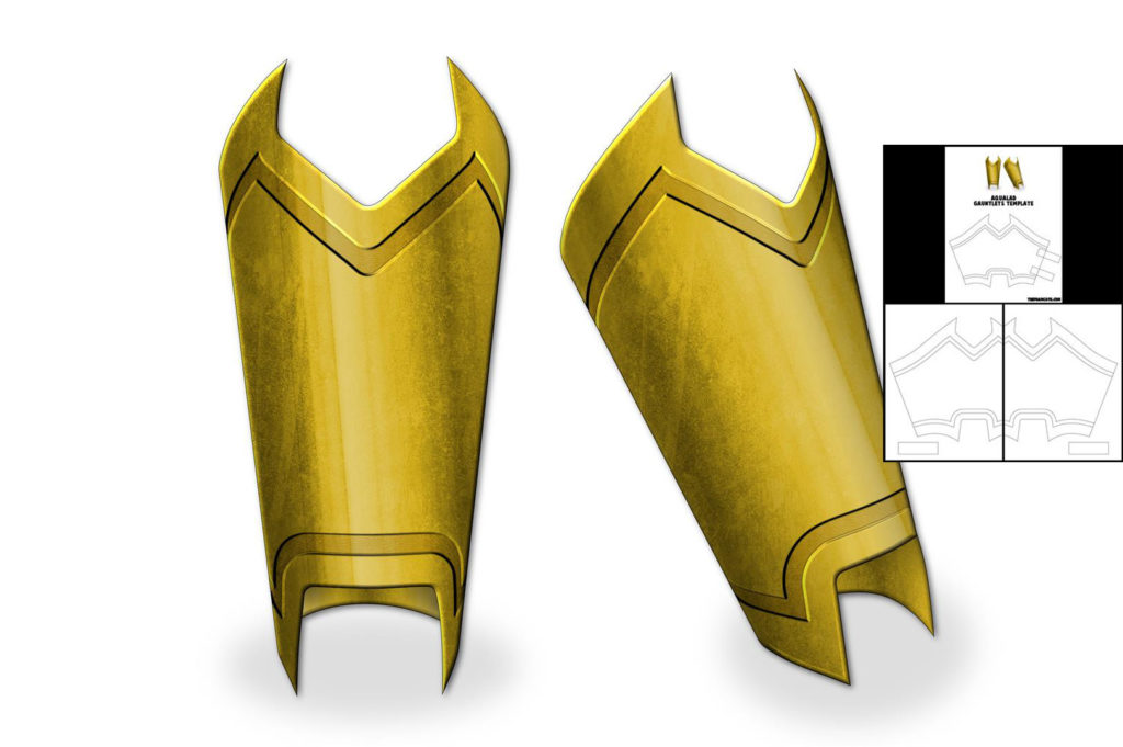 Template for Dawn of Justice Batman Gauntlets The Foam Cave