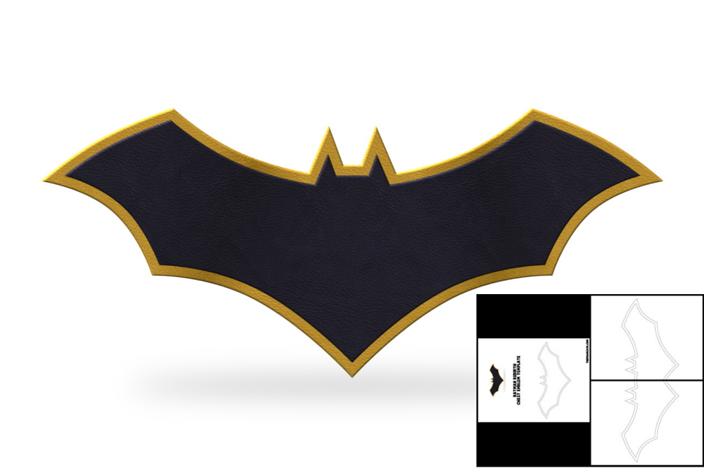 Template for Bat Rebirth Chest Emblem – The Foam Cave
